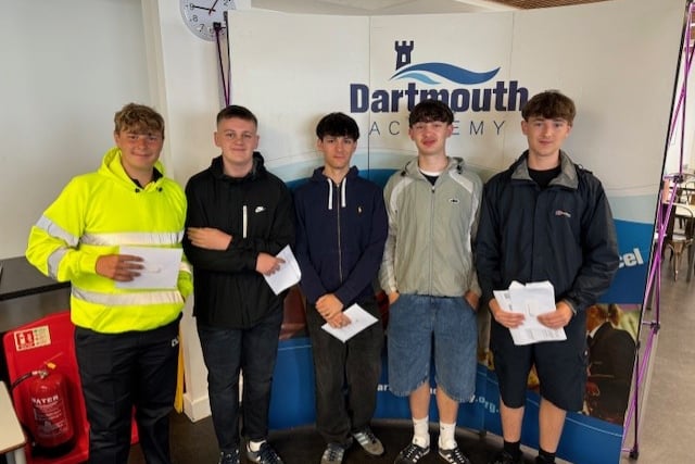 Dartmouth Academy celebrate GCSE results