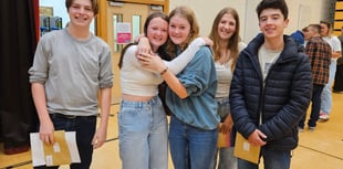 Kingsbridge Community College celebrate GCSE results day