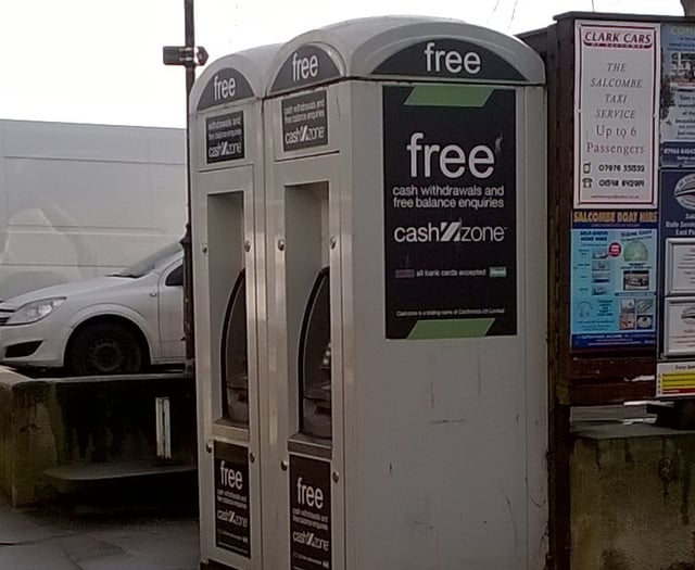 Salcombe set to lose payphones and ATMs