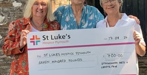 Stokenham Arts and Crafts raise £700 for St Luke's Hospice 