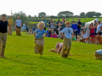 Enjoying the fun at Stoke Fleming Show