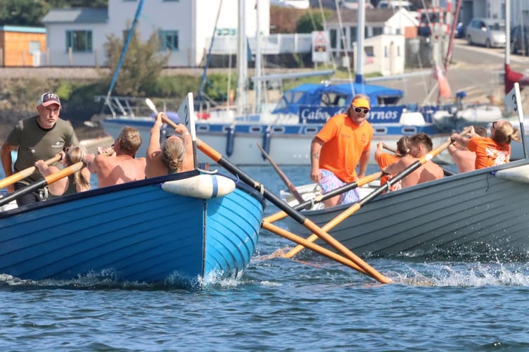 Competition on the water was keen