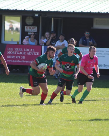 Dartmouth RFC pushing forward vs Topsham