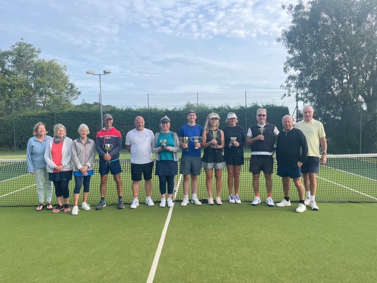 Finalists from left to right: Jane Ryan, Judi Wigg, Lin Tucker, Andy Woodward, Gareth Bewley, Sal Wigg, Harry Usher, Ruth Derry, Jo Jenkins, George Mattheson, Steve Puckett, Roy Collings