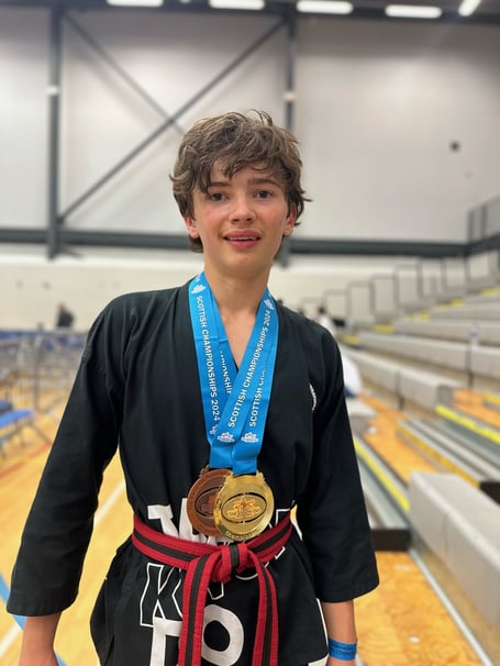 Taekwondo medallist Alex Slade