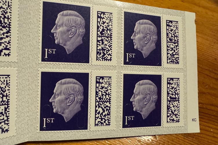 Standard first class stamps increase in price from £1.35 to £1.65 on October 7.
