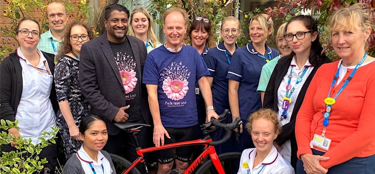 NHS staff from the Brixham surgery who took part in the skydive