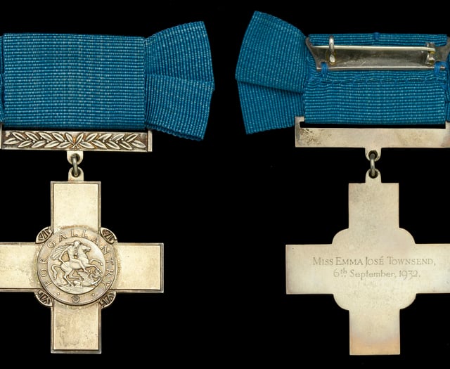 Woman's gallantry medal sold almost century after brave act