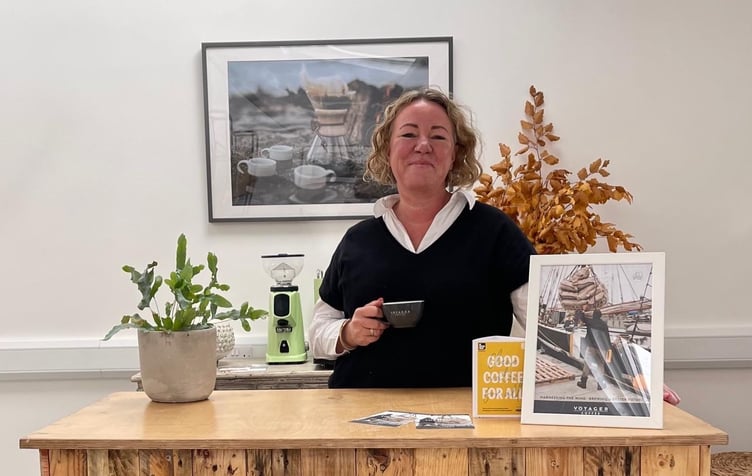 Emma Davis, Managing Director of Voyager Coffee