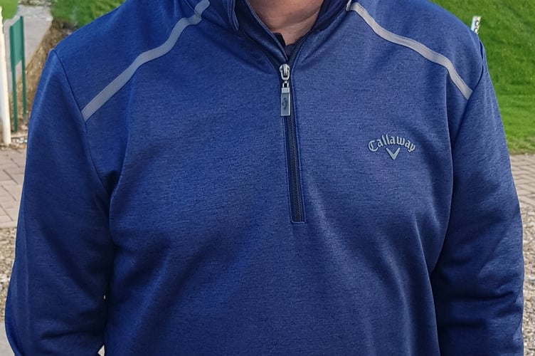David Eva, the winner of the October Stableford competition at Thurlestone GC