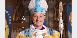 Bishop Mike enthroned at Exeter Cathedral
