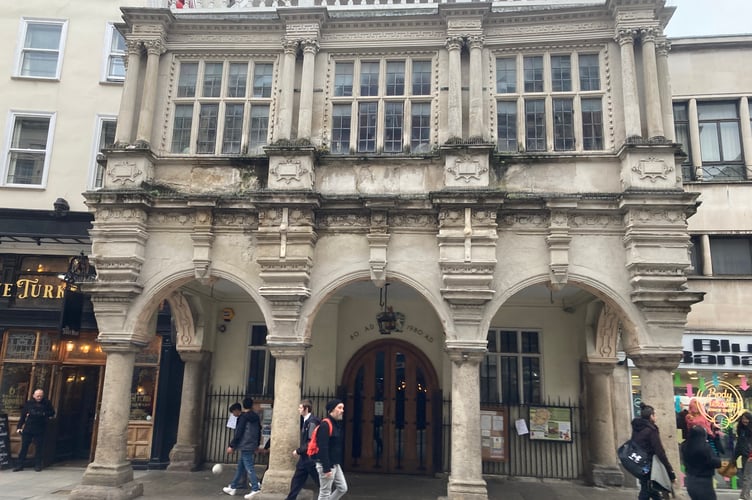The medieval Guildhall