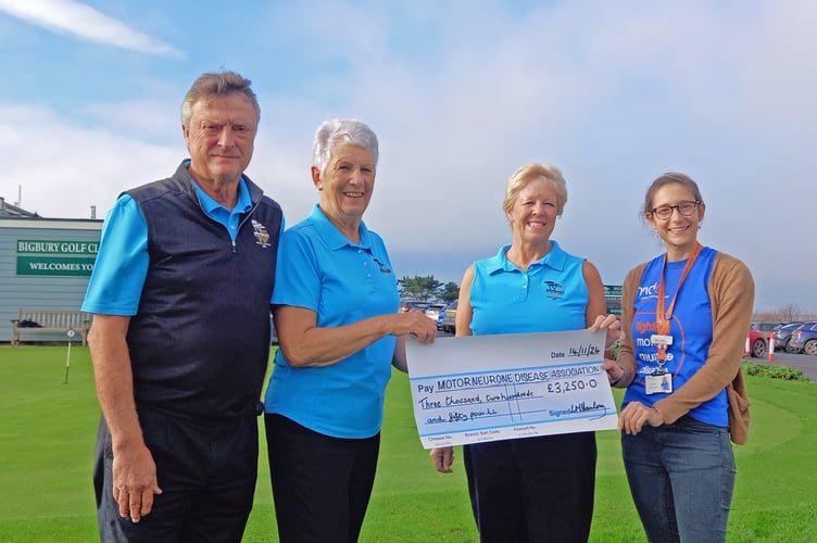 Bigbury GC raised £3250