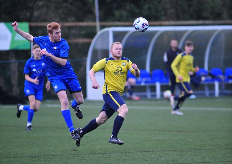 Herald Cup action from the South Devon Football League. The match between Paignton Saints and Newton Rovers was the only game played across the league on Saturday thanks to Storm Darragh. And it was Saints who stormed ahead of Rovers with a 3-1 victory at the Devon FA's Coach Road all-pitch in Newton Abbot.
