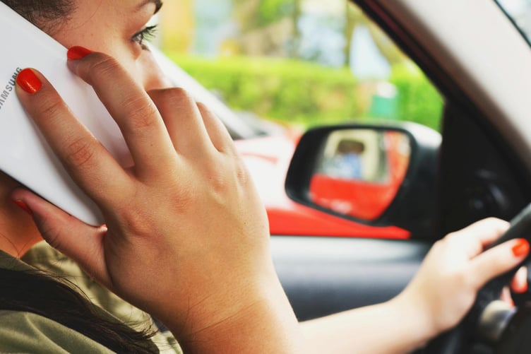 Using a mobile phone while driving