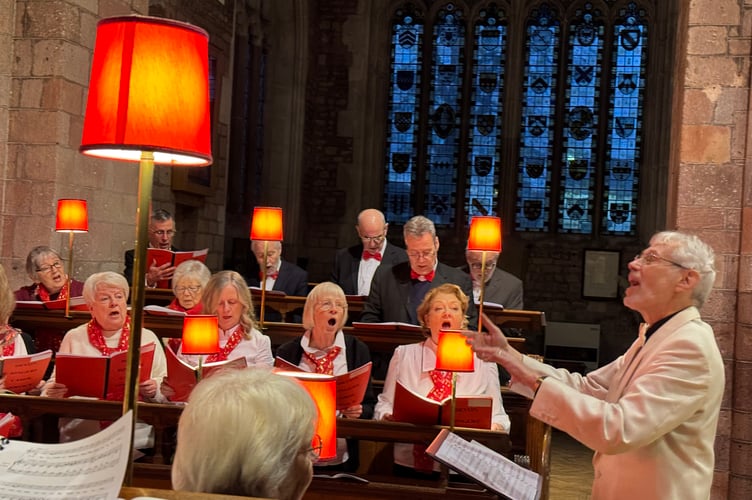 Some of the members of the Ringers’ Choir.  AQ 9983

