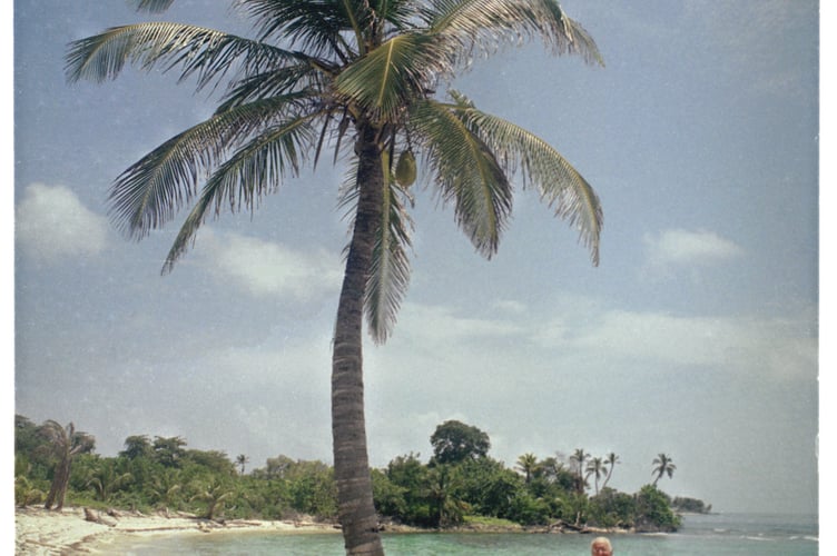 Mike and Barbara in the Carribean