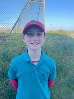 Finn Robson, the winner of Thurlestone’s junior Stableford competition