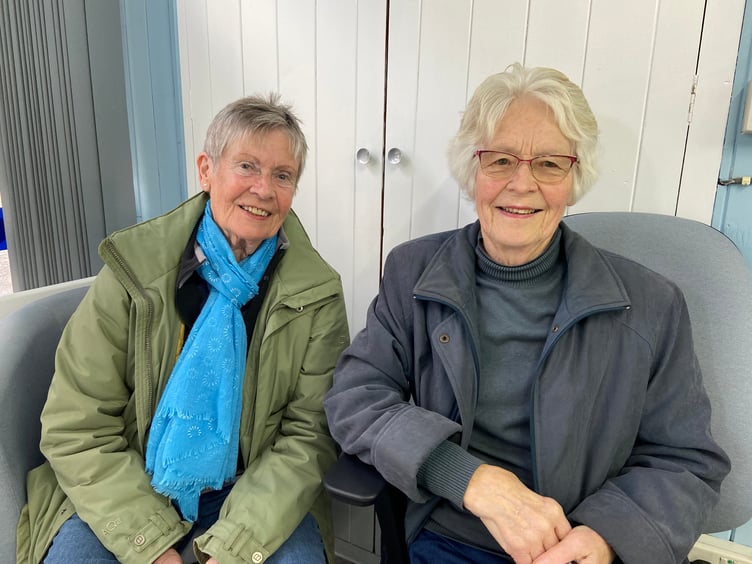 Trustees Pauline Fryer and Barbara Dove want to attract new volunteers to help tend the garden
