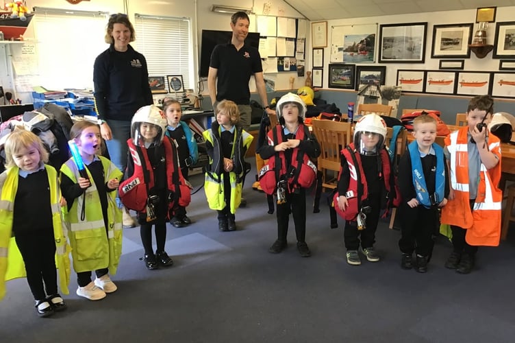 Dressing up as RNLI crew