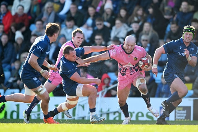 Exeter Chiefs power into last four of the Cup with win over Sharks