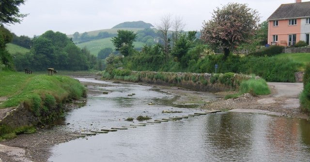 Ford and stepping stones, South Pool Creek, South Pool N Chadwick
