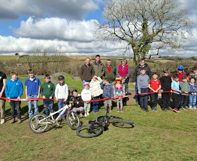 Halwell & Moreleigh pump track officially opens