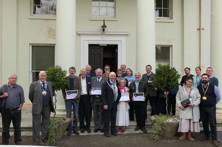 South Hams 2025 winners with councillors
