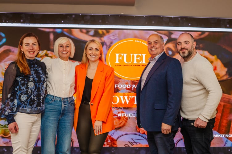 Fuel Live - L-R_ Lucy Cousens - KWM, Cathy Moseley - Boundless, Kate Williams - KWM, John Sheaves - Taste Of The West, Rob Hartman - Pop!(c) Becky Craven 2