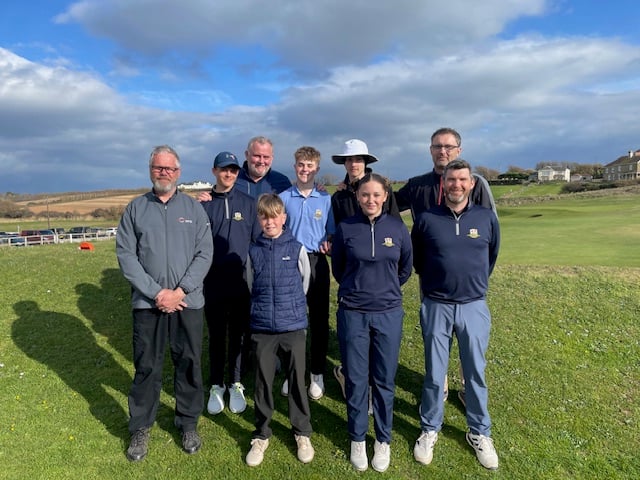 Thurlestone’s Adult and Juniors team who played in the West Devon League Foursomes