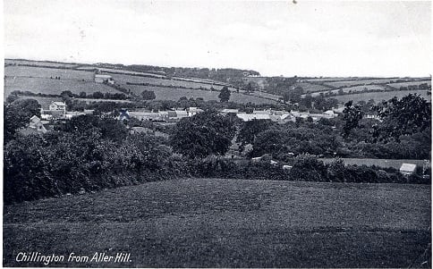 Chillington from Aller Hill