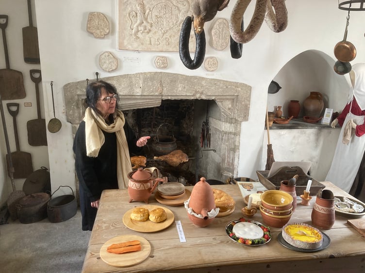 Chair of the Trustees Kate Wilson in the kitchen
