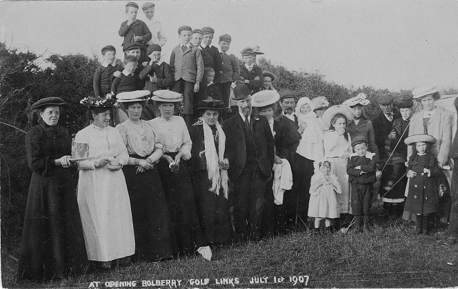 Opening of Bolberry golf links in 1907