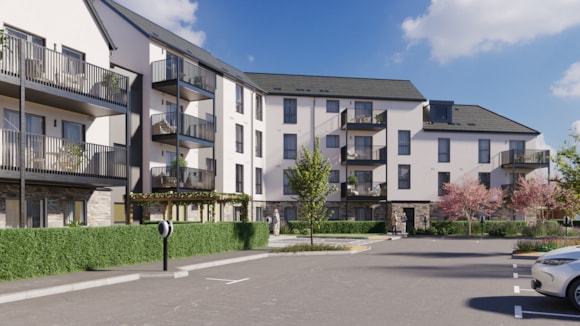 The retirement development at Mewstone Place