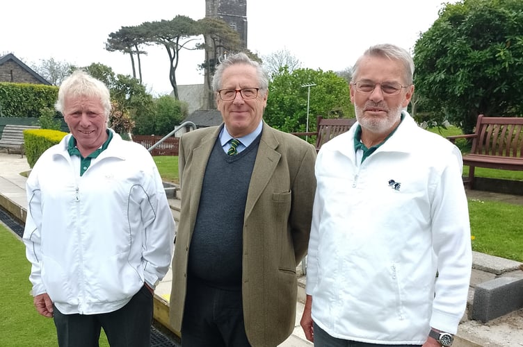 Stoke Fleming Bowls Club trio