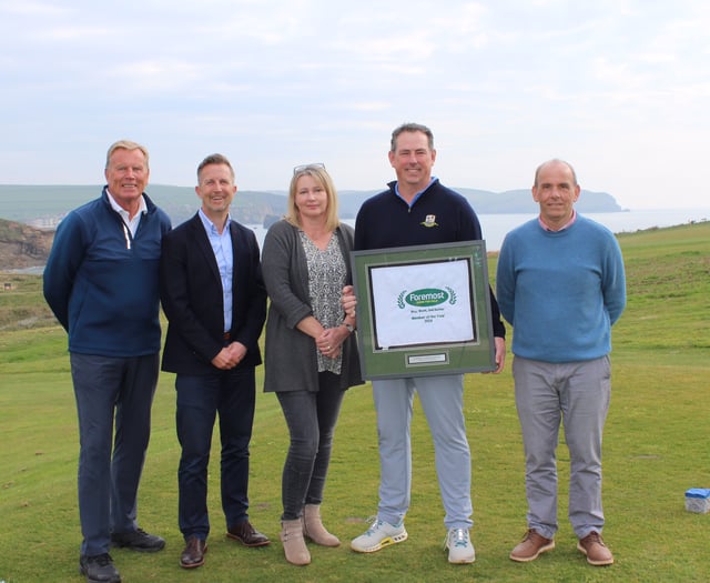 Thurlestone professional earns annual Foremost Golf award