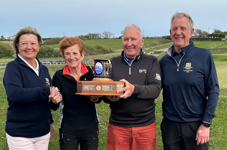 The Foundation Trophy played for on Sunday and Won by Shona Wilson and Garth Gregory