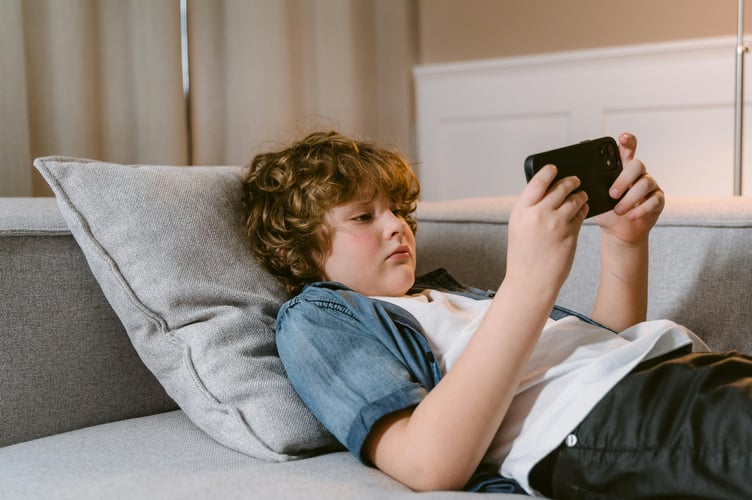 A young person with myopia