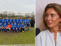 Controversial adult star 'Bonnie Blue' sponsors local football team