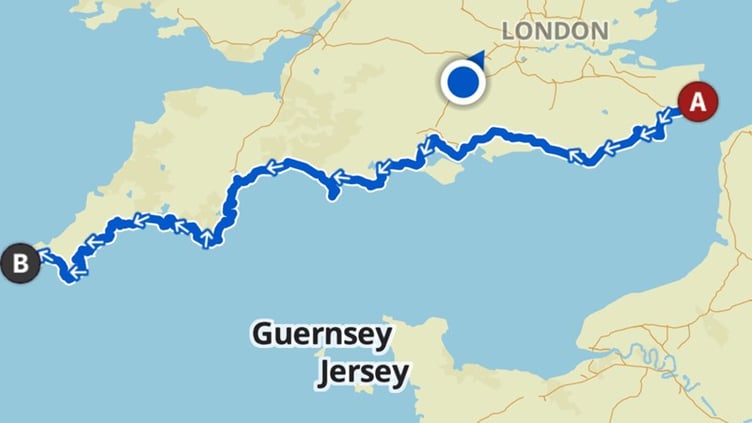 Dover to Lands End