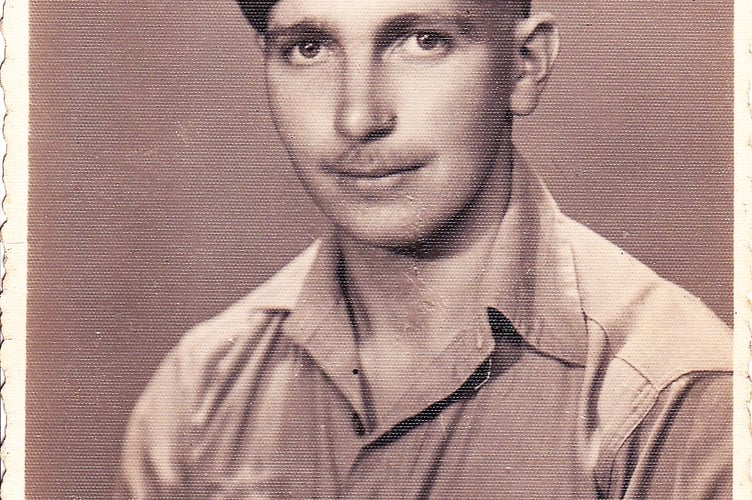 Ivor in tropical uniform
