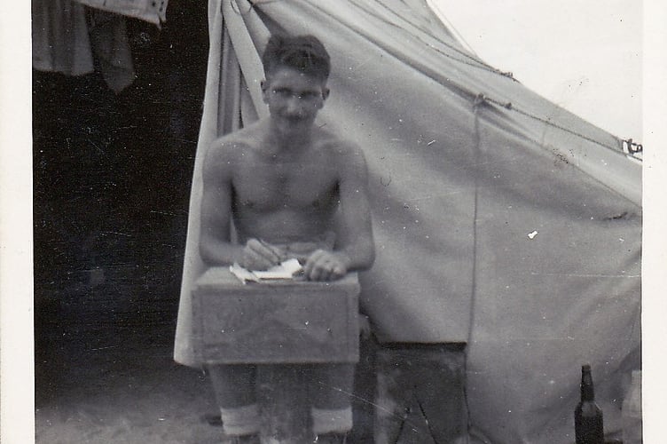 Ivor writes home