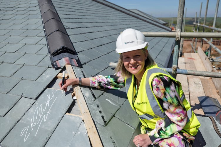 Up on the roof at Bayards Court