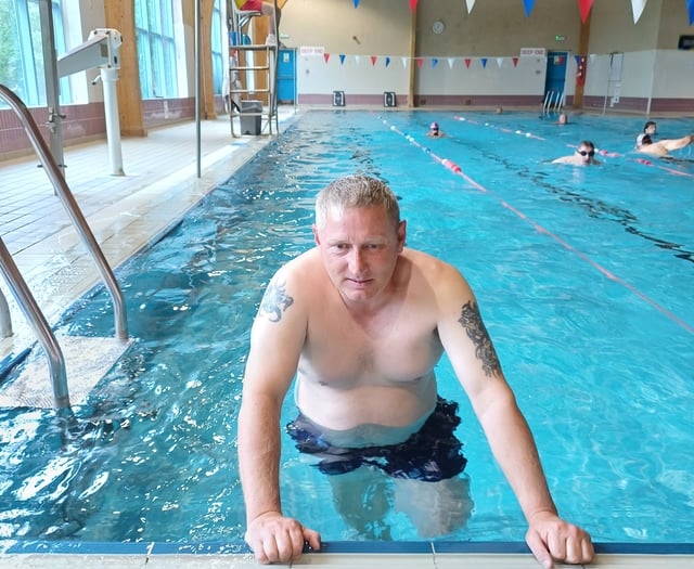Devon blind veteran swims 80 lengths to mark VE Day anniversary