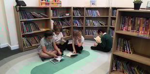 Stoke Fleming Primary School unveils stunning refurbished library