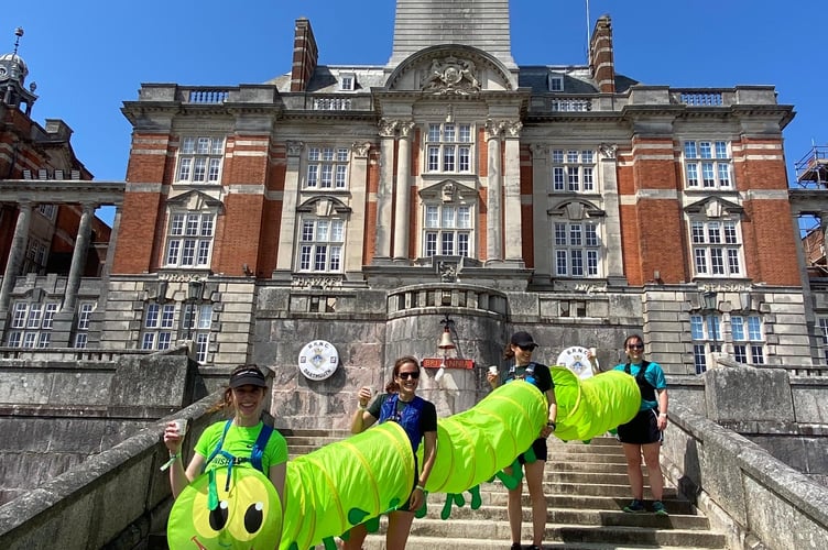 Fancy Dress Team winner of a Bottle of Salcombe Gin

The Very Hungry Caterpillar team were Becky Galea, Helen Dolan, Laura North and Laura Ellwell.