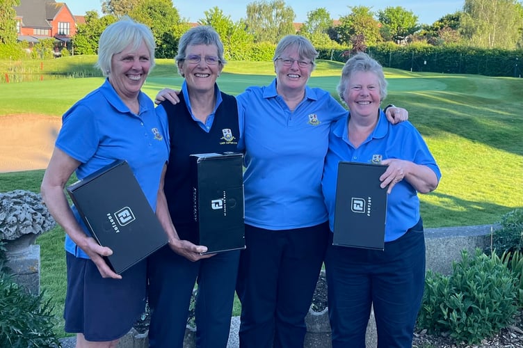 Thurlestone team in the Ladies Pro-Am at Exeter Golf & Country Club