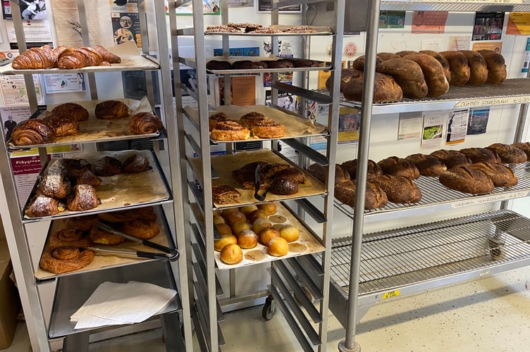 The bread and pastries