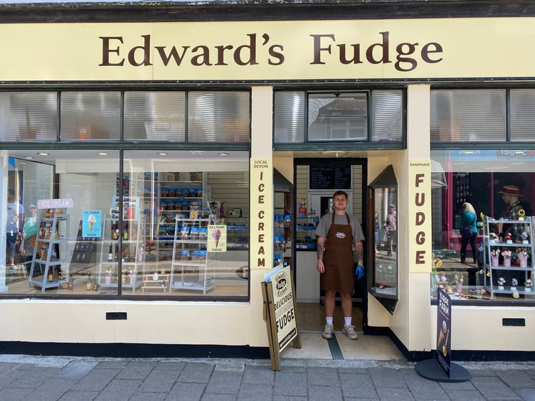 Stan Whelan at Edward's Fudge Duke Street.