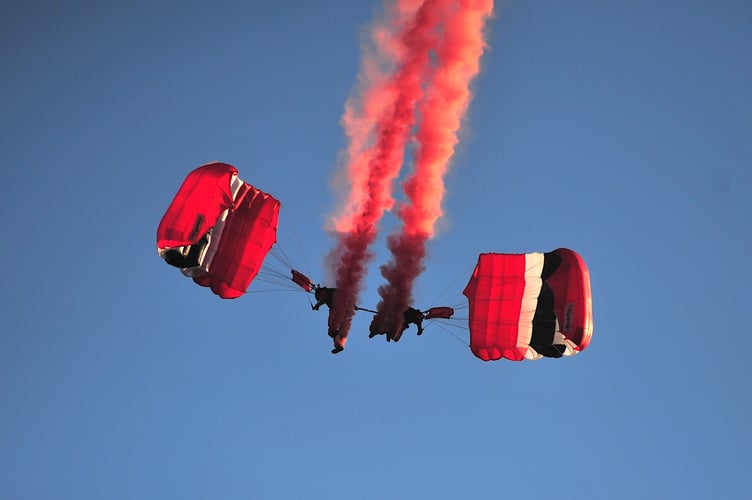 The Red Devils Parachute Display Team
